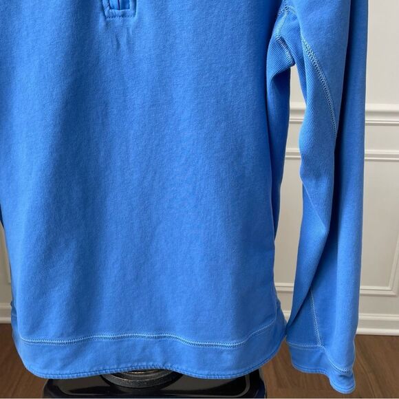 Tommy Bahama Blue 1/4 Zip Pullover L - Picture 5 of 8